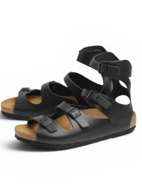 Birkenstock Athens Caged Sandal in Black size 40 Women’s 9 Men’s 7